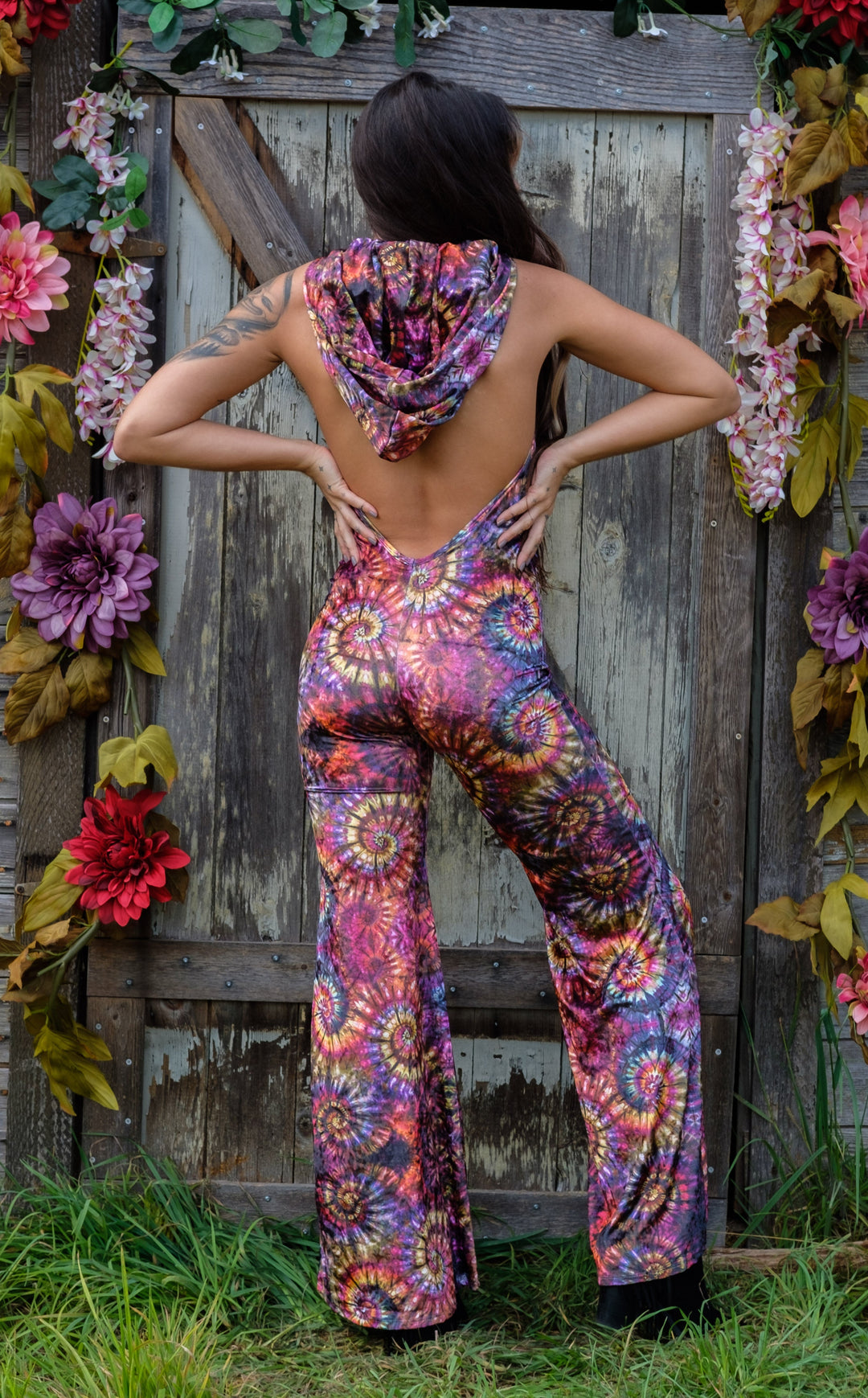 Maple Swirl Velvet Mystique Onesie