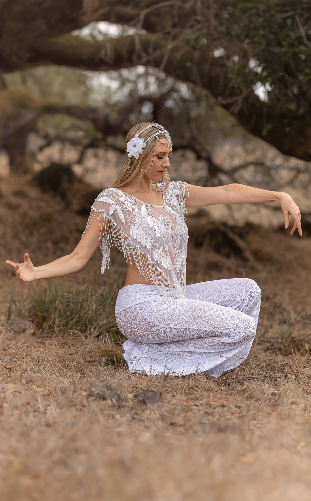 Snow White Sparkle Capelet