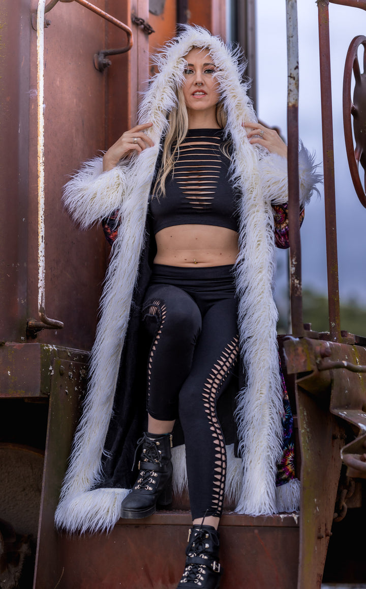 Maple Swirl Baroness Reversible Velvet Coat x Tamo Designs