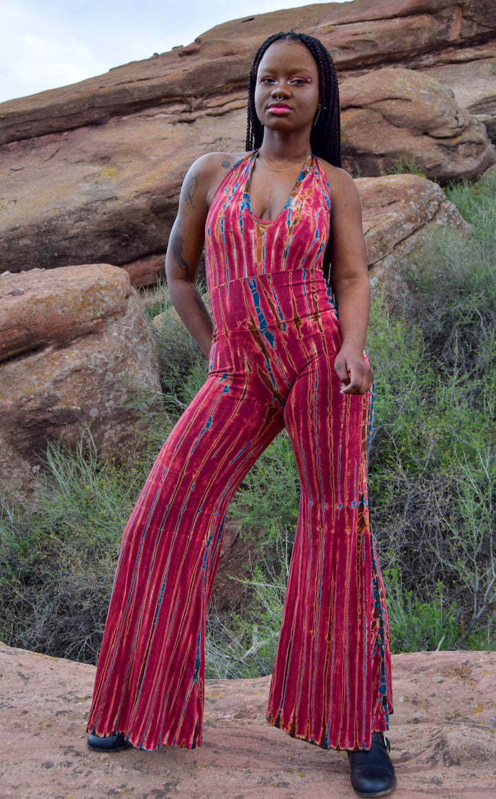 Tie Dye High Waist Big Bell Pants