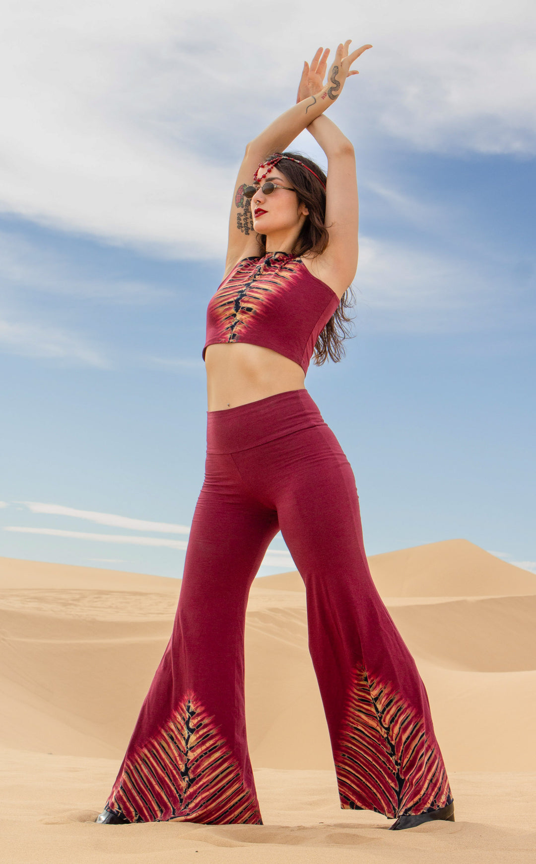 Tie Dye High Waist Big Bell Pants