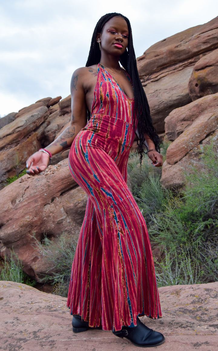 Tie Dye High Waist Big Bell Pants