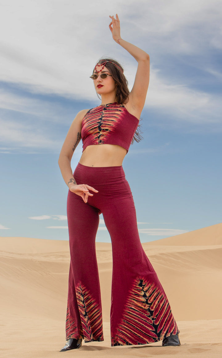 Tie Dye High Waist Big Bell Pants