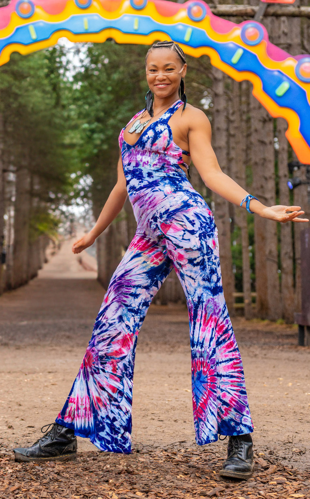 Tie Dye Tigra Onesie