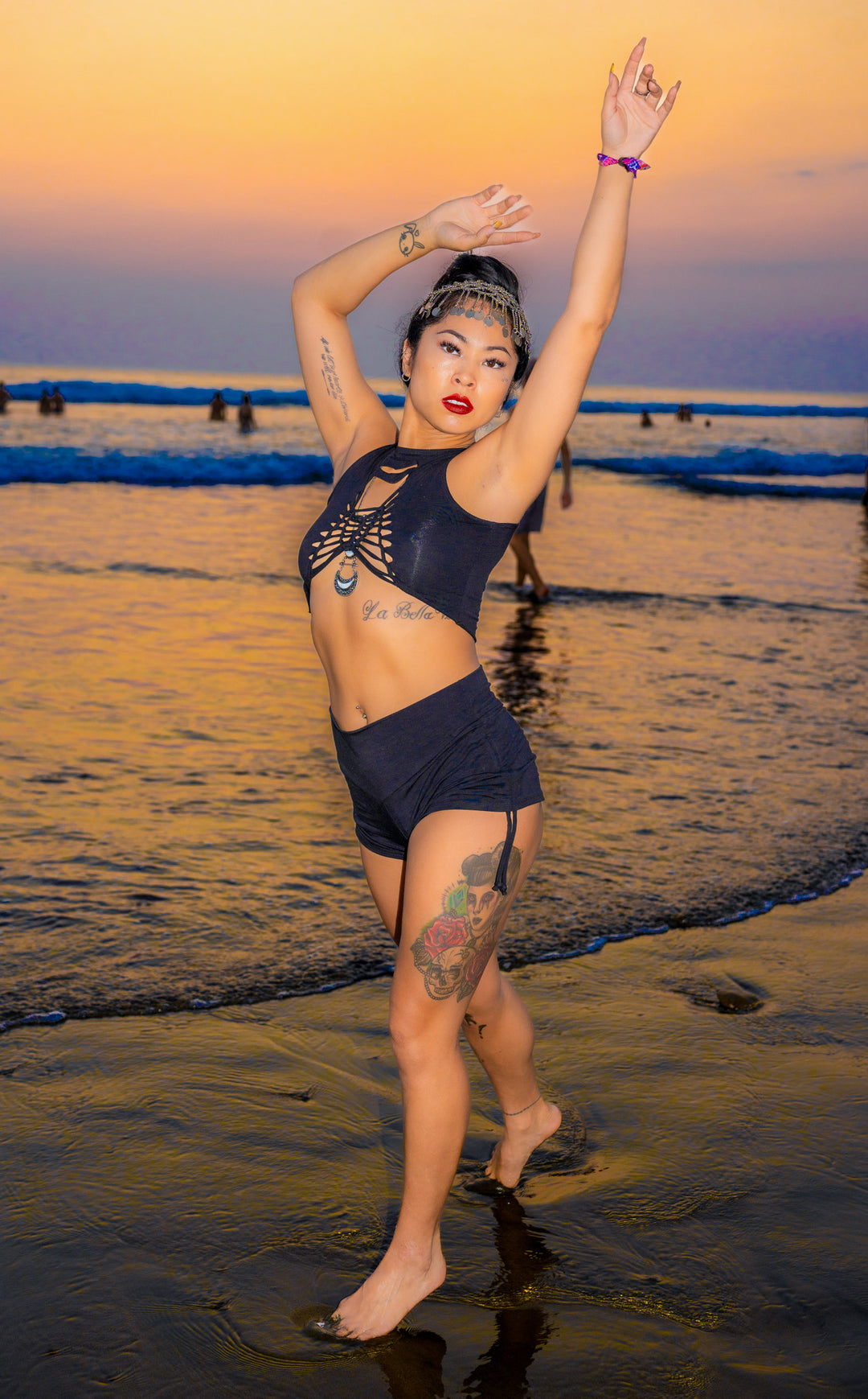 Weave Snipped Bamboo Tank Top - 4 Colors