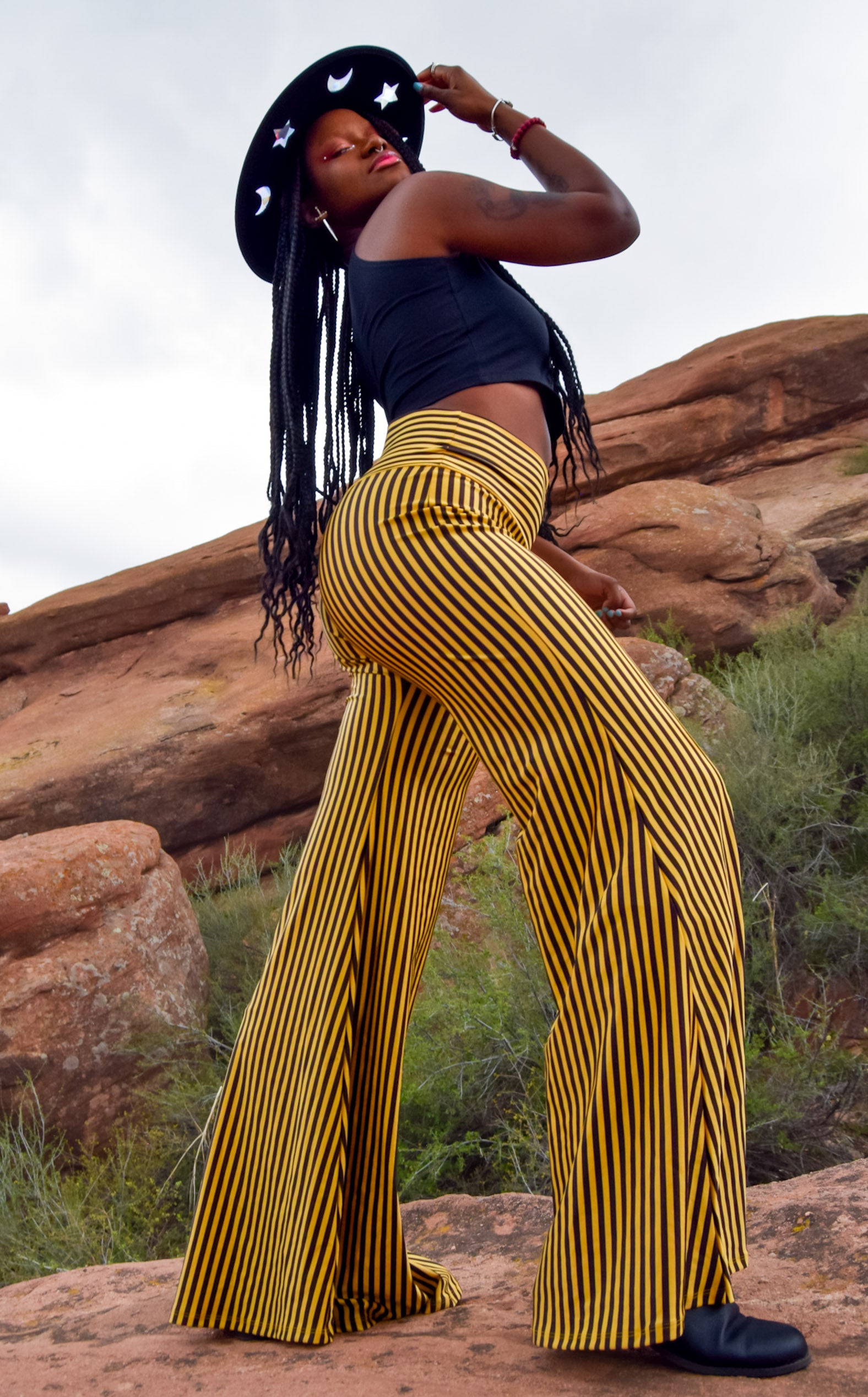 Stripe Big Bells | Festival Clothing | Warrior Within Designs