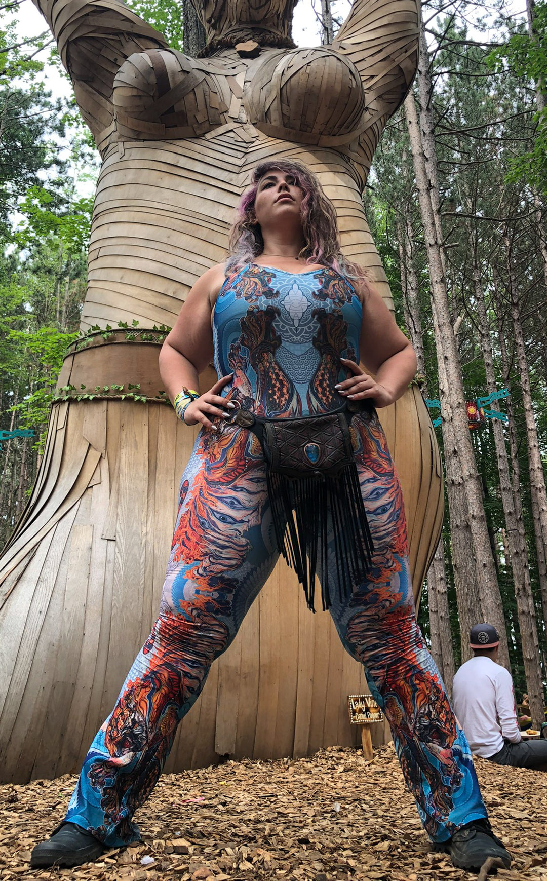 Swallow Tail Panther Onesie - Android Jones Collection