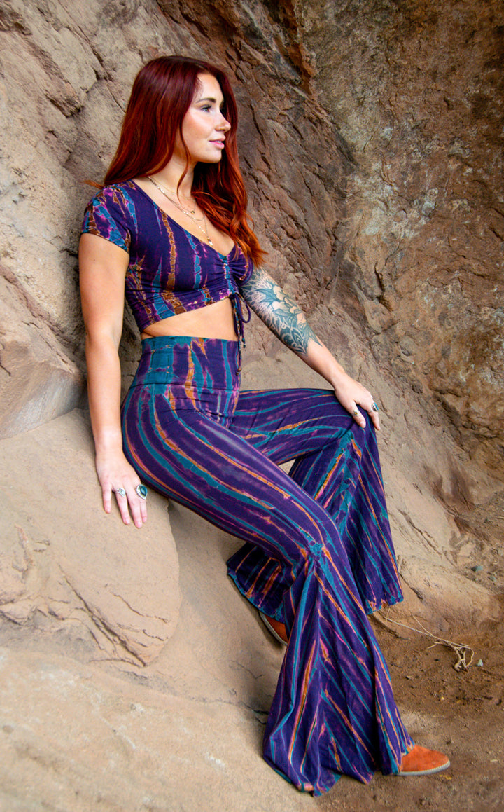 Tie Dye Front Cinch Top