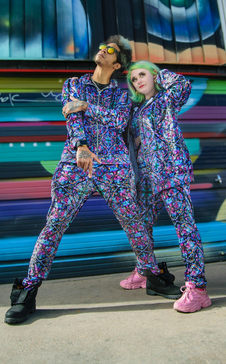 Ellie Paisley - Velvet Hoodie - Cathedral