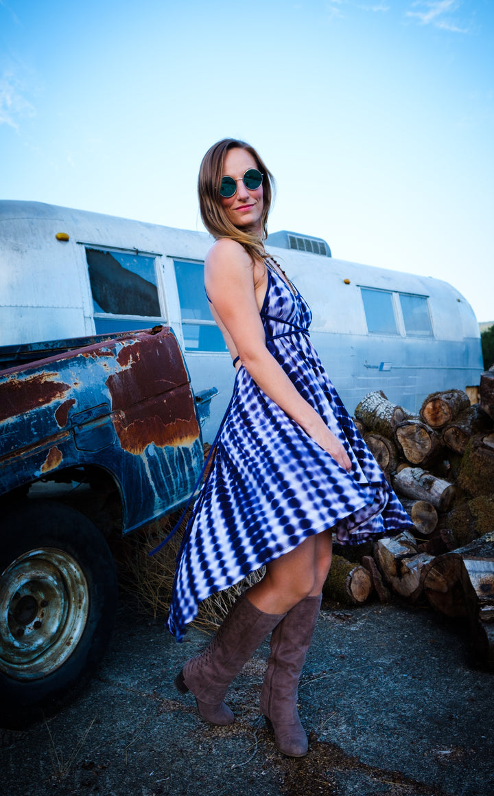 Spotted Sky Pocket Dress - Warrior Within Designs ,Dress 