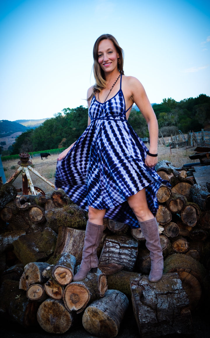 Spotted Sky Pocket Dress - Warrior Within Designs ,Dress 