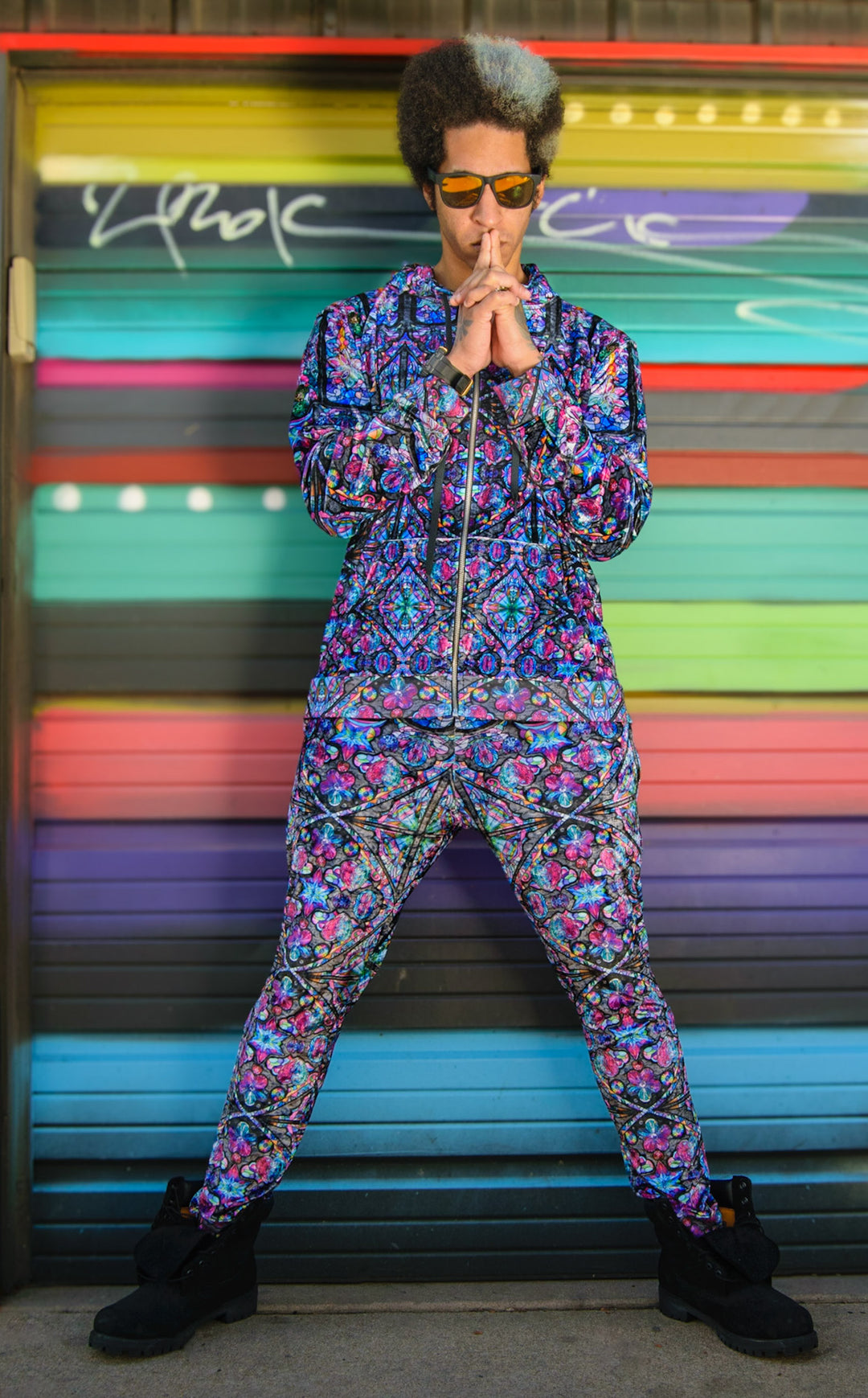 Ellie Paisley - Velvet Hoodie - Cathedral