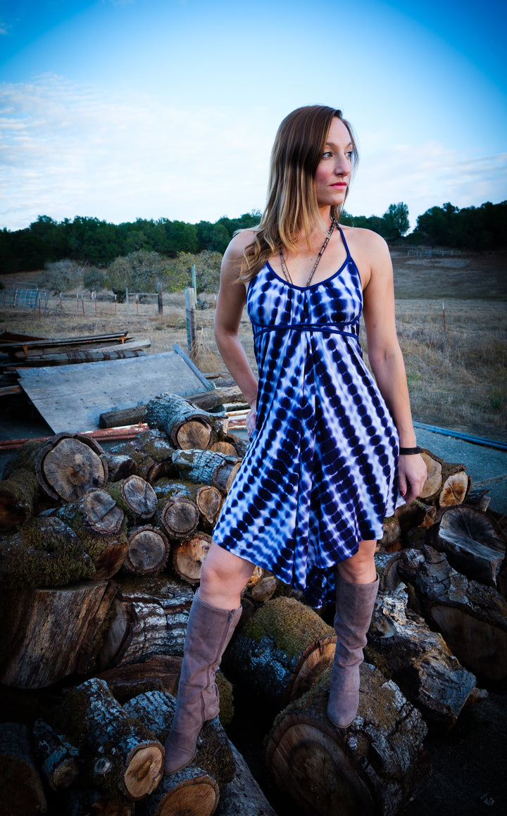 Spotted Sky Pocket Dress - Warrior Within Designs ,Dress 