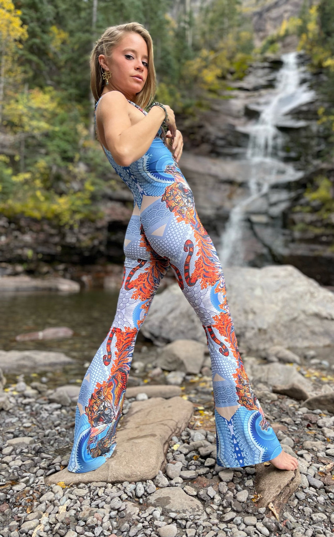 Swallow Tail Panther Onesie - Android Jones Collection