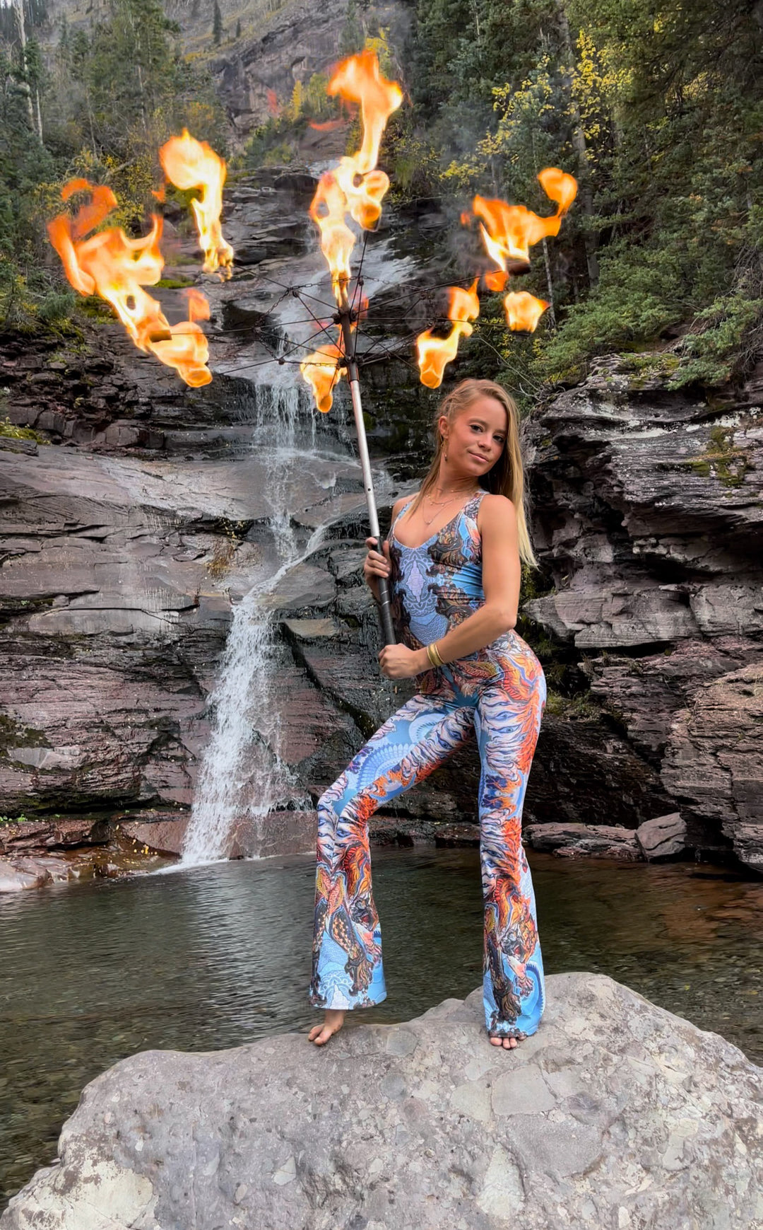 Swallow Tail Panther Onesie - Android Jones Collection