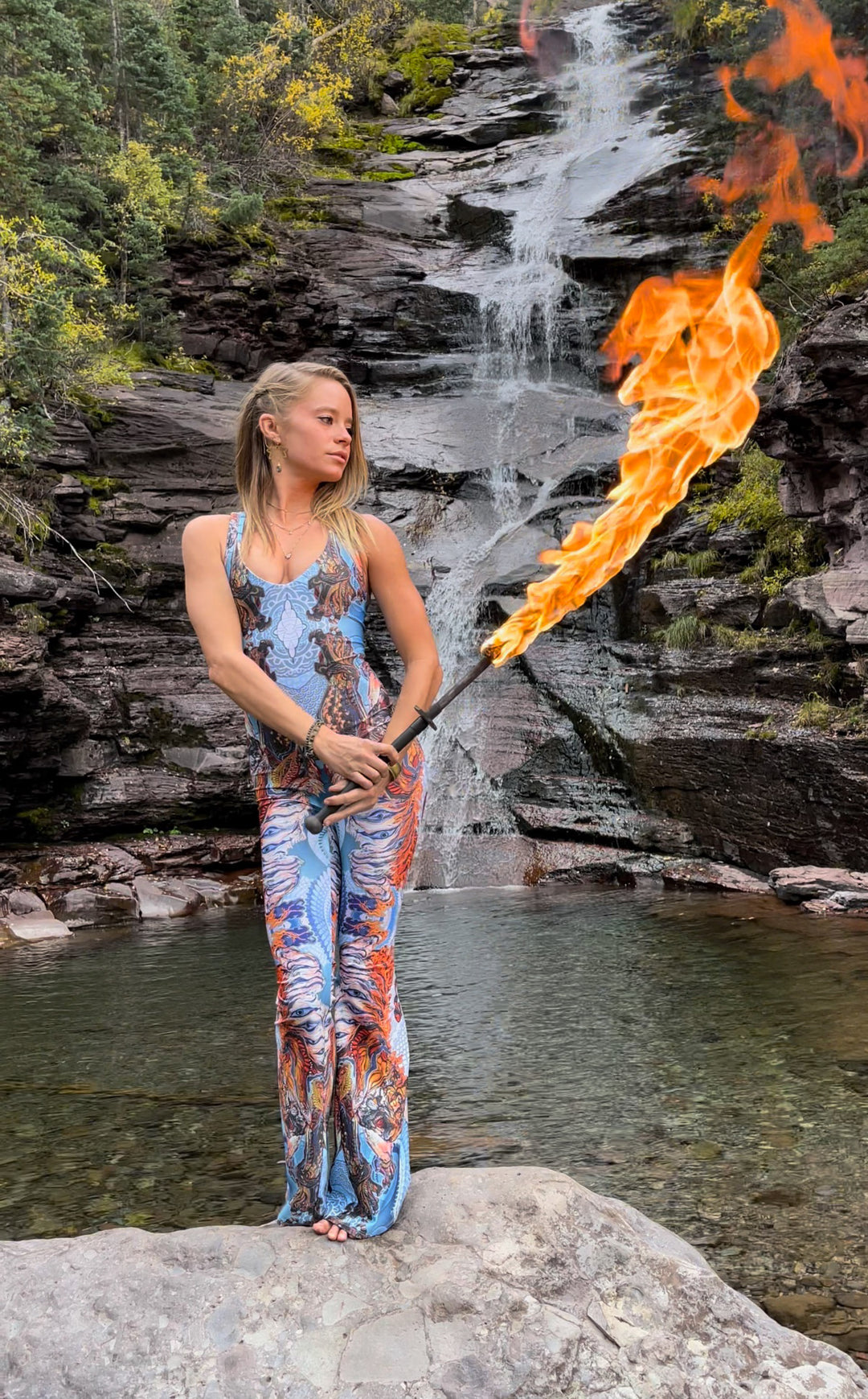 Swallow Tail Panther Onesie - Android Jones Collection