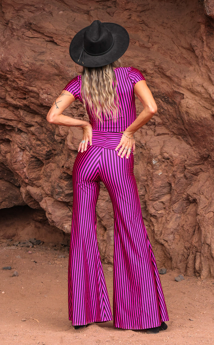 Pink & Black Stripe Big Bells