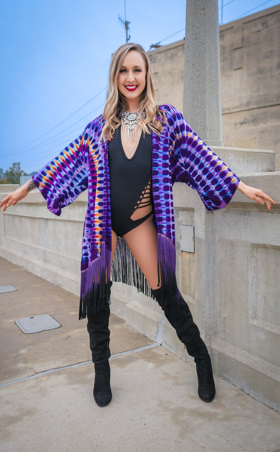Tie Dye Kimono