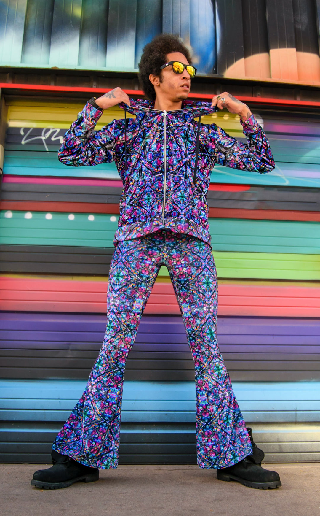 Ellie Paisley - Velvet Hoodie - Cathedral