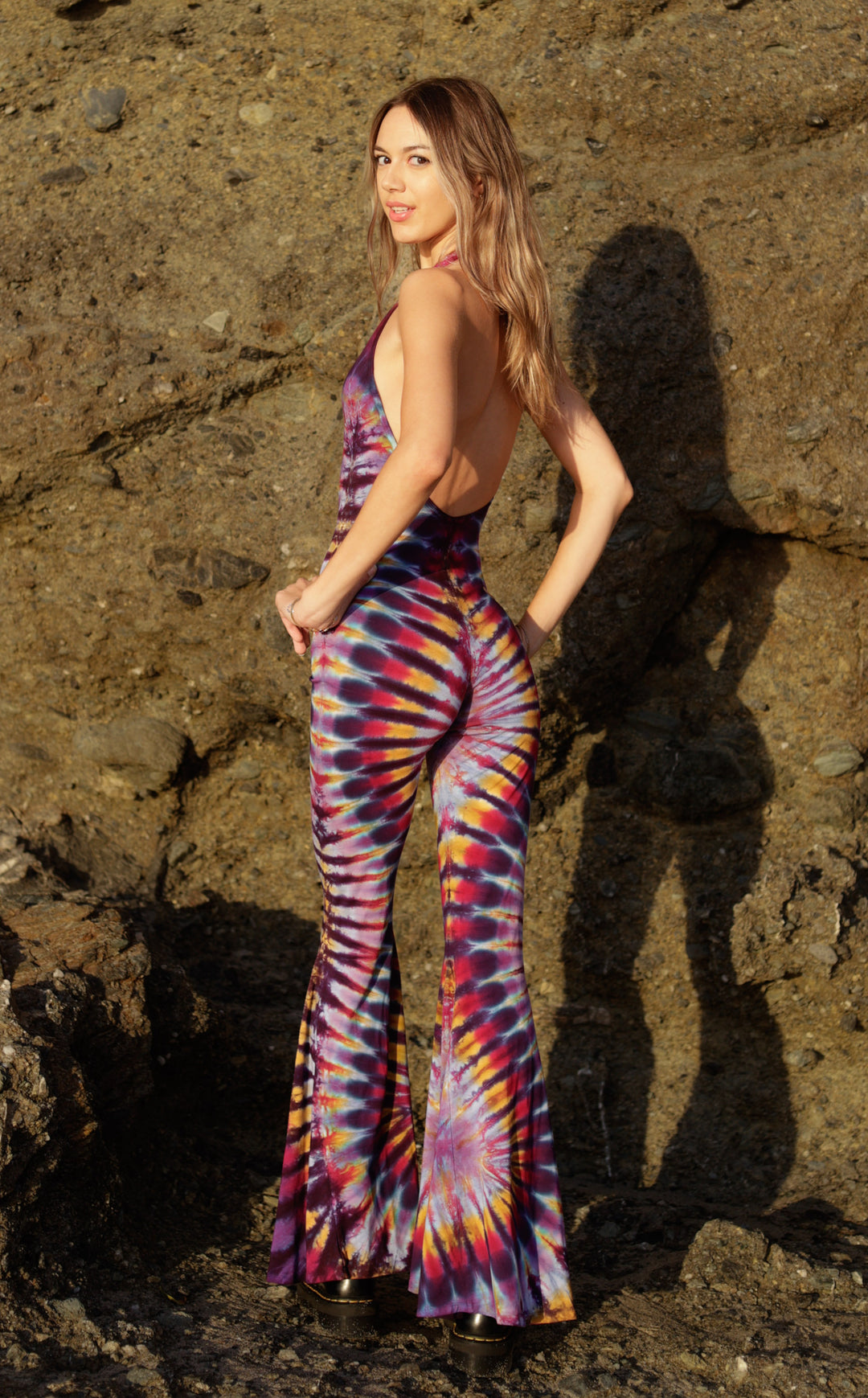 Tie Dye Liberty Super Bell Onesie