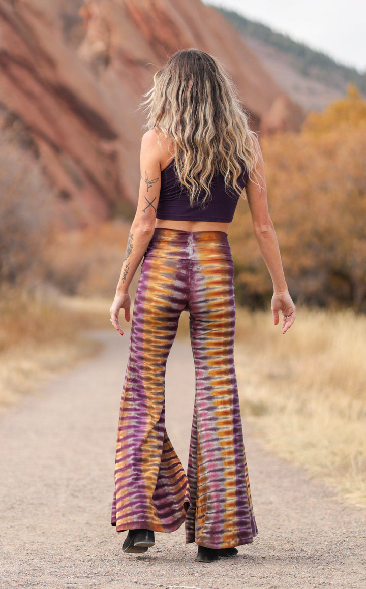 Tie Dye High Waist Big Bell Pants