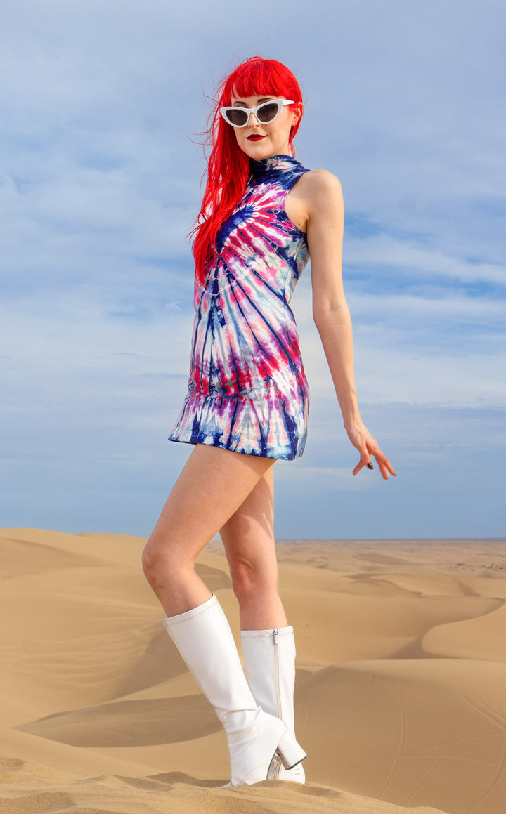 Heart Burst Tie Dye Dyna Dress