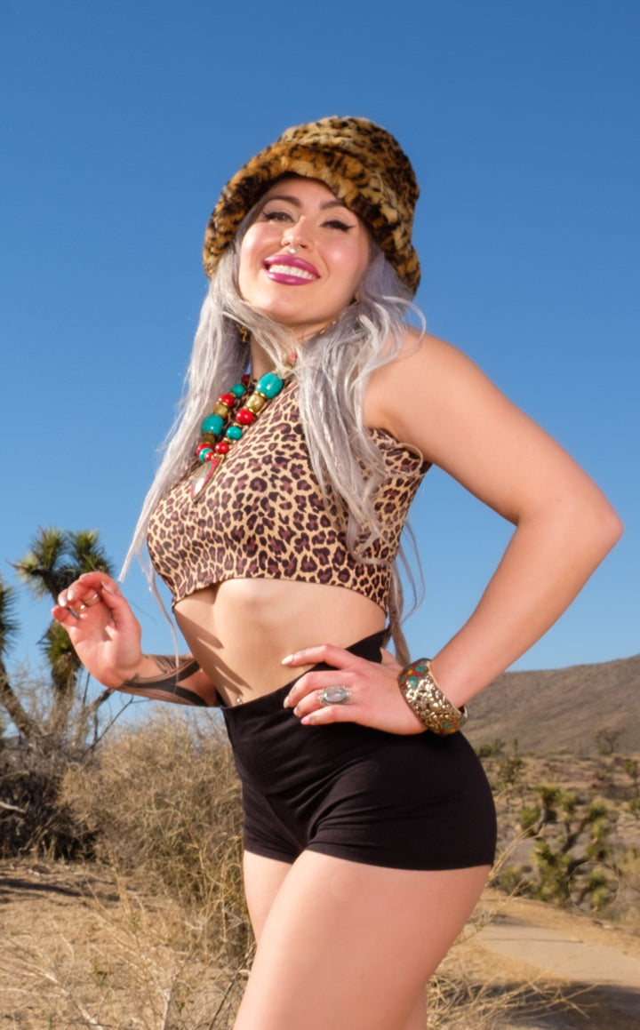 20% Off - Cheetah Crop Tank Top - Warrior Within Designs