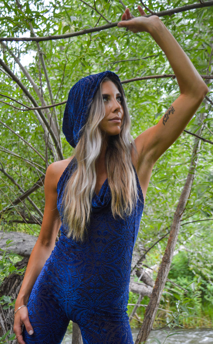 20% Off - Ocean Burnout Velvet Mystique Onesie - Warrior Within Designs