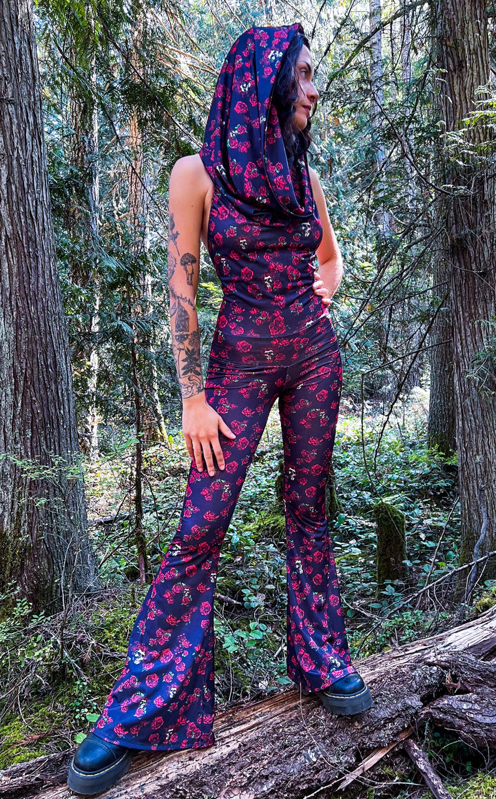 20 % Off - Skull & Roses Firebird Slim Bell Onesie - Warrior Within Designs