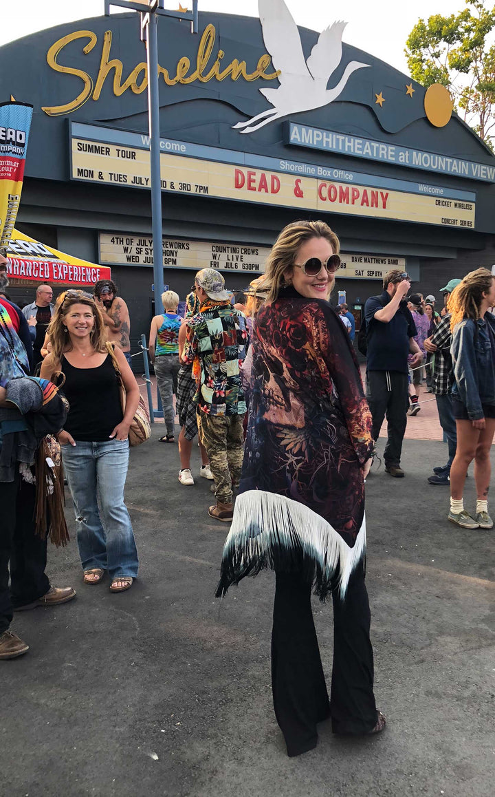 Android Jones Kimono - "Santa Clara" - Warrior Within Designs ,Onesie 