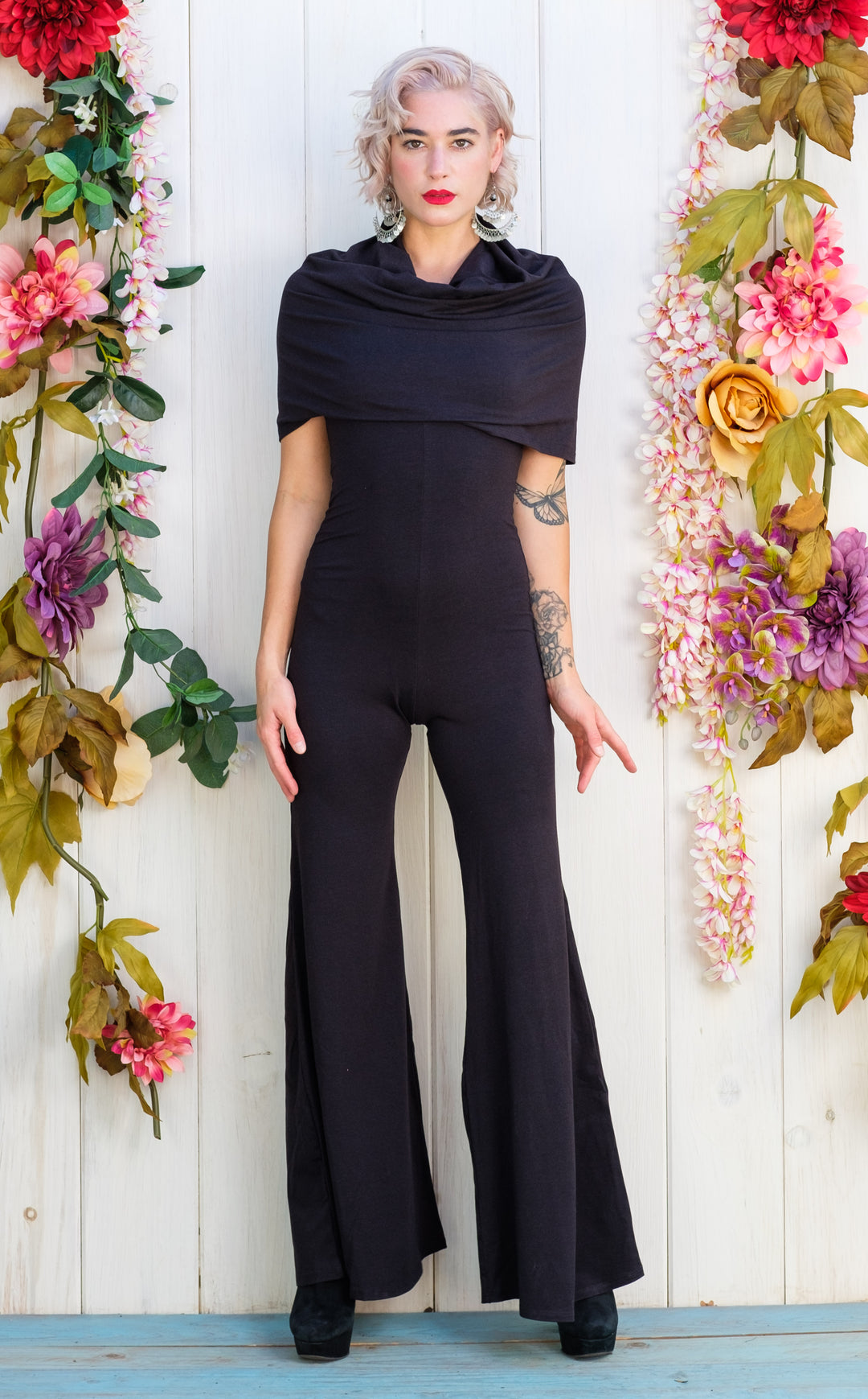 Black Bamboo Huntress Flow Pant Onesie