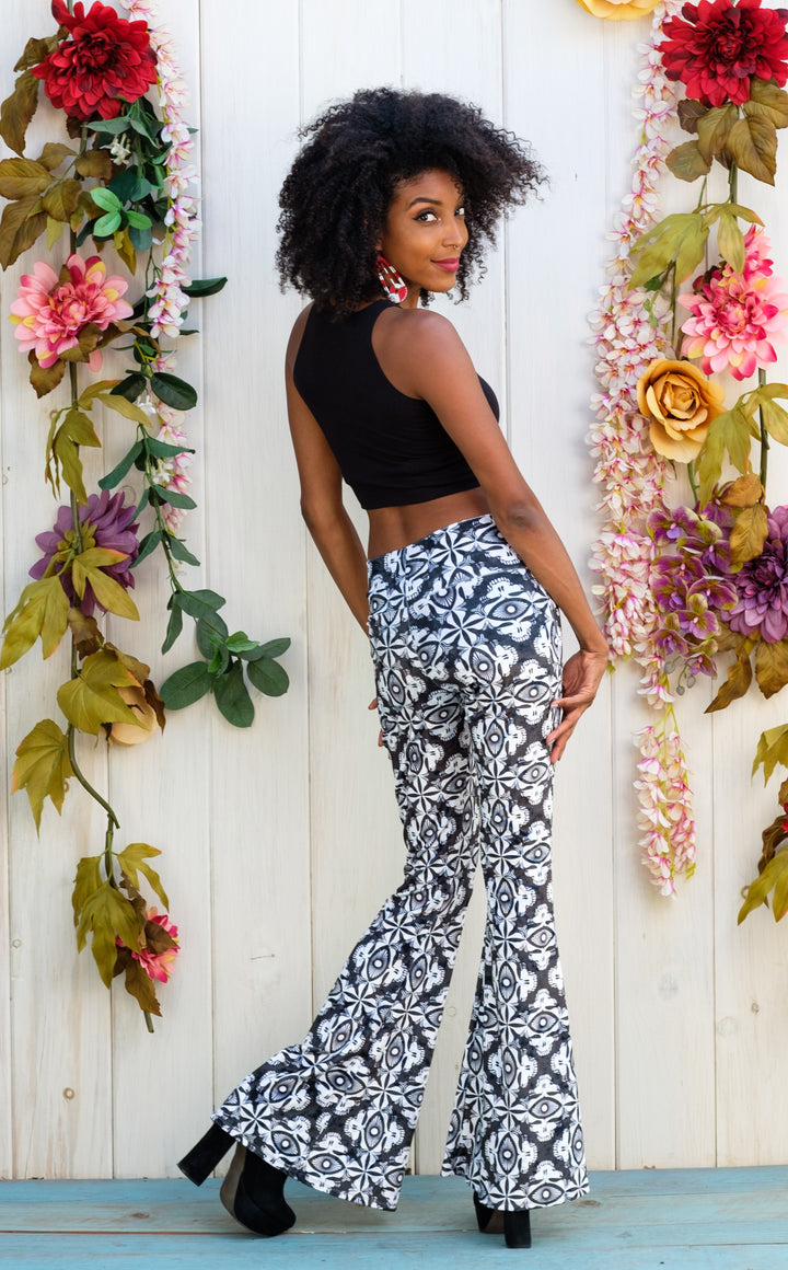 Grateful Dead Velvet Slim Bells - Monochrome Tiki