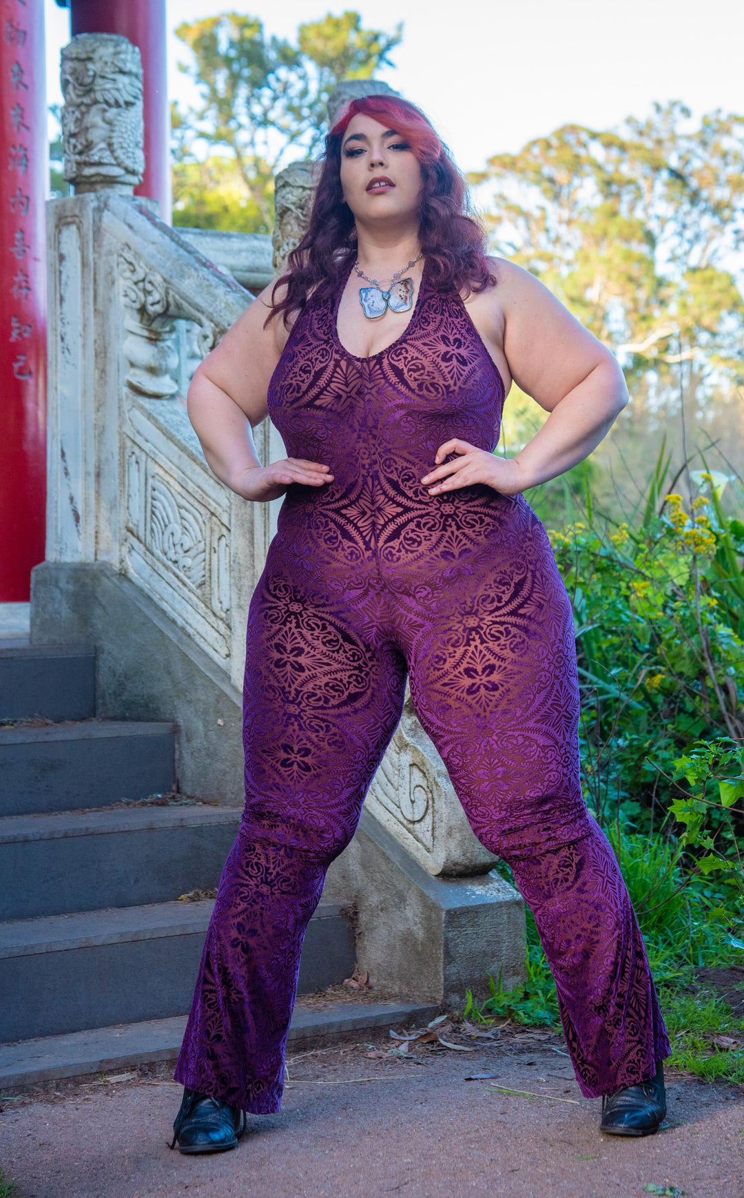 Burnout Velvet Liberty Onesie