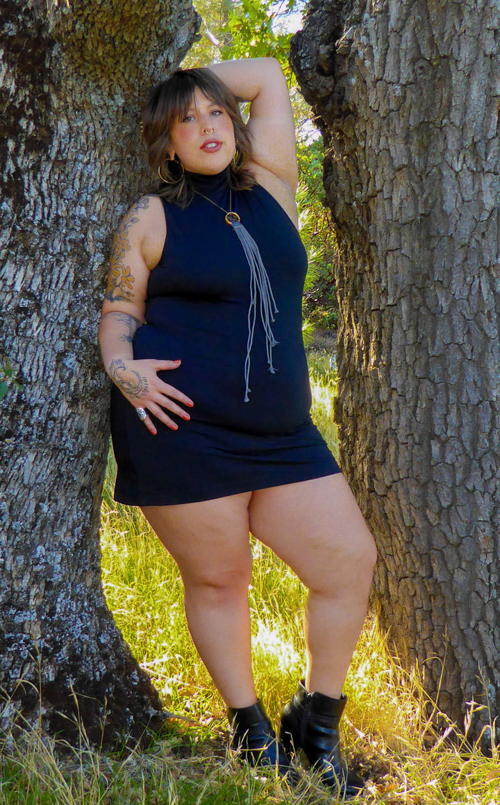 Black Bamboo Dyna Dress -