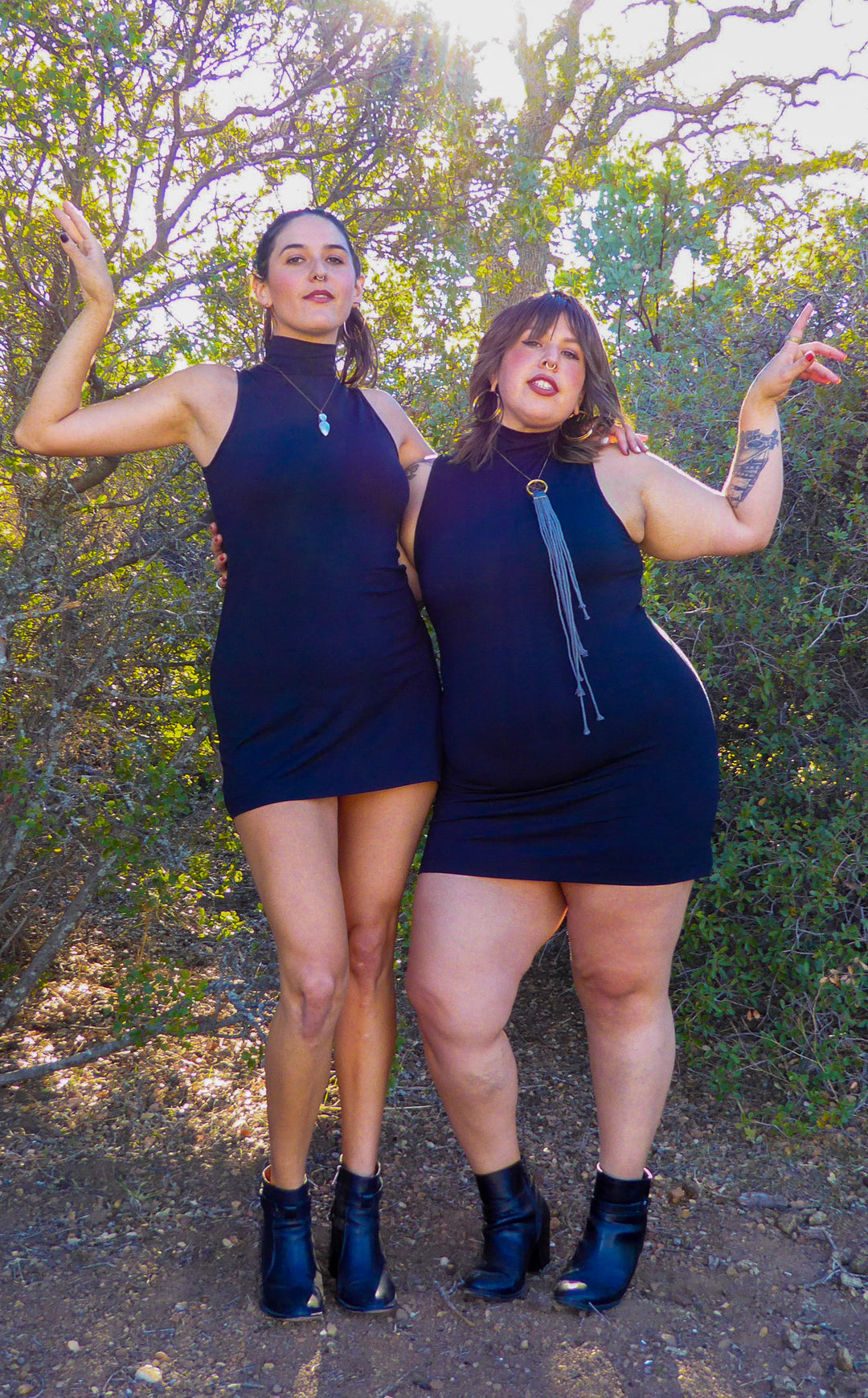 Black Bamboo Dyna Dress -