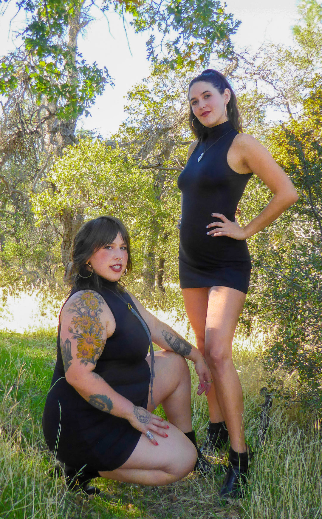 Black Bamboo Dyna Dress -