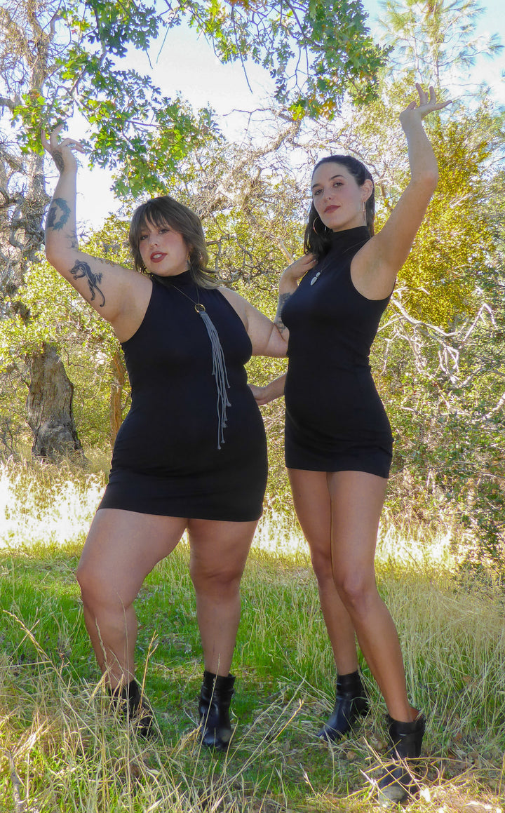 Black Bamboo Dyna Dress -