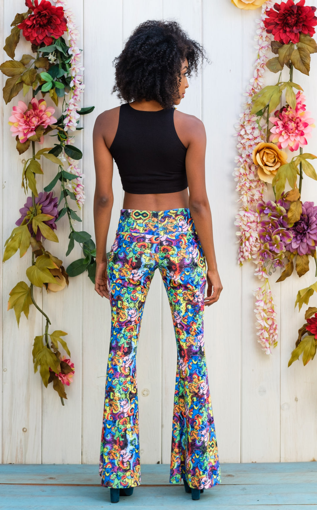 Grateful Dead Velvet Slim Bells - Dancing Bears