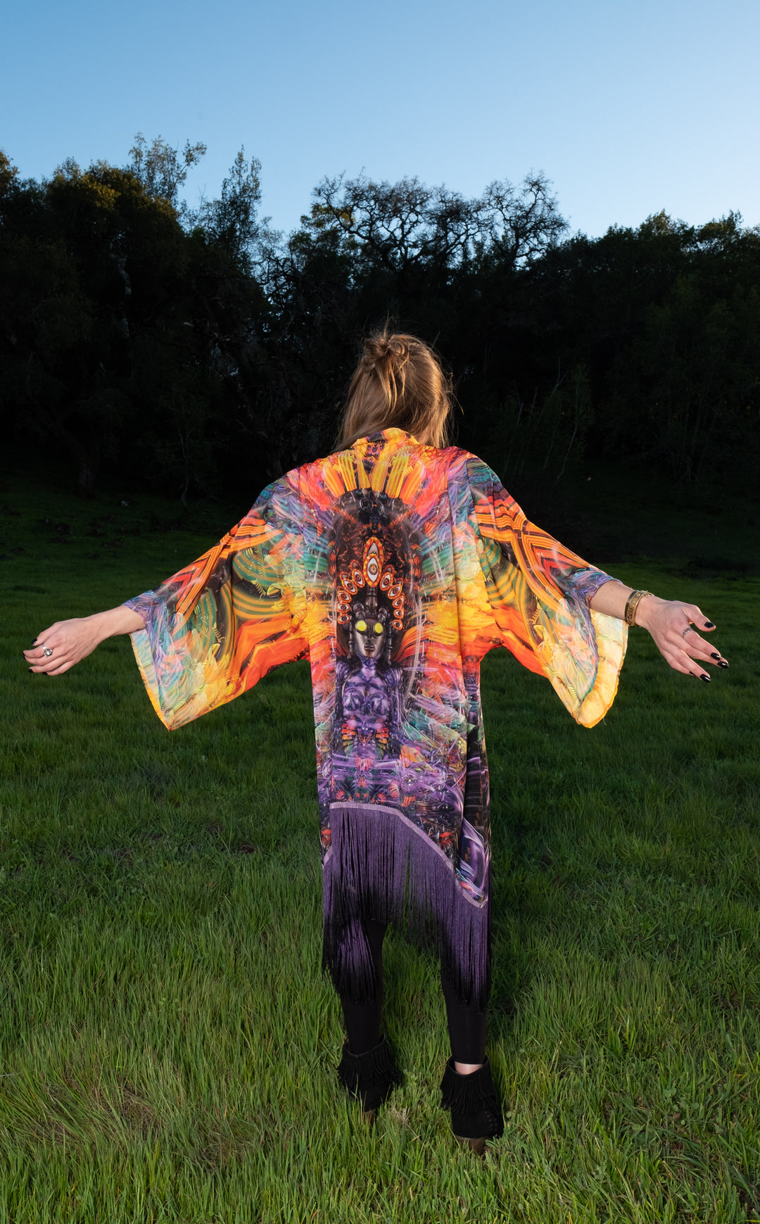 Johnathan Singer Kimono - "Isis/Ina May x Banjo Art"