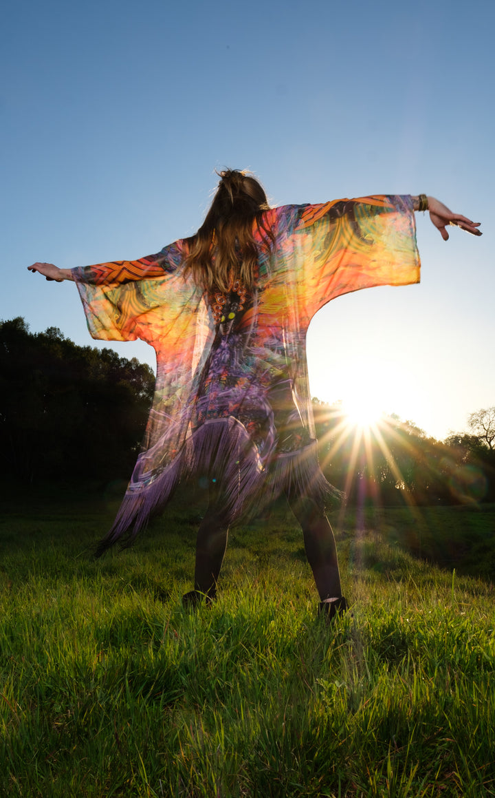 Johnathan Singer Kimono - "Isis/Ina May x Banjo Art"