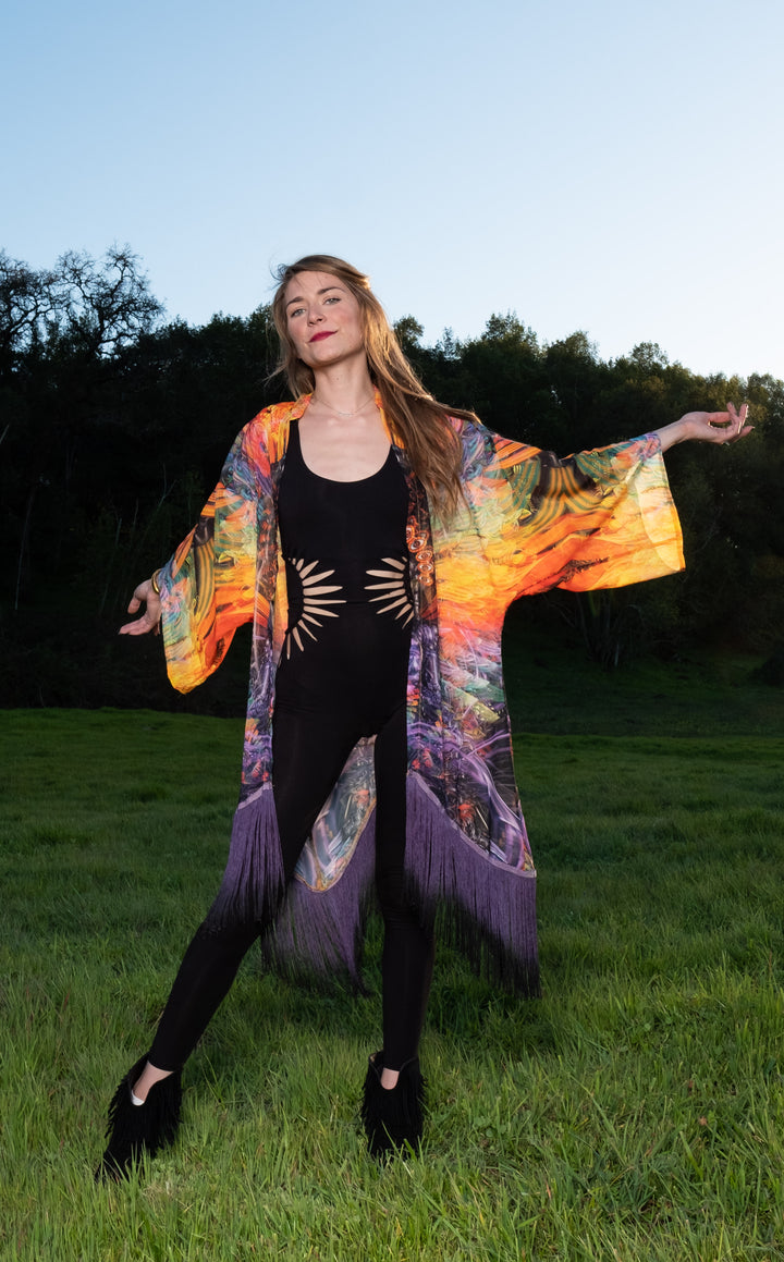 Johnathan Singer Kimono - "Isis/Ina May x Banjo Art"