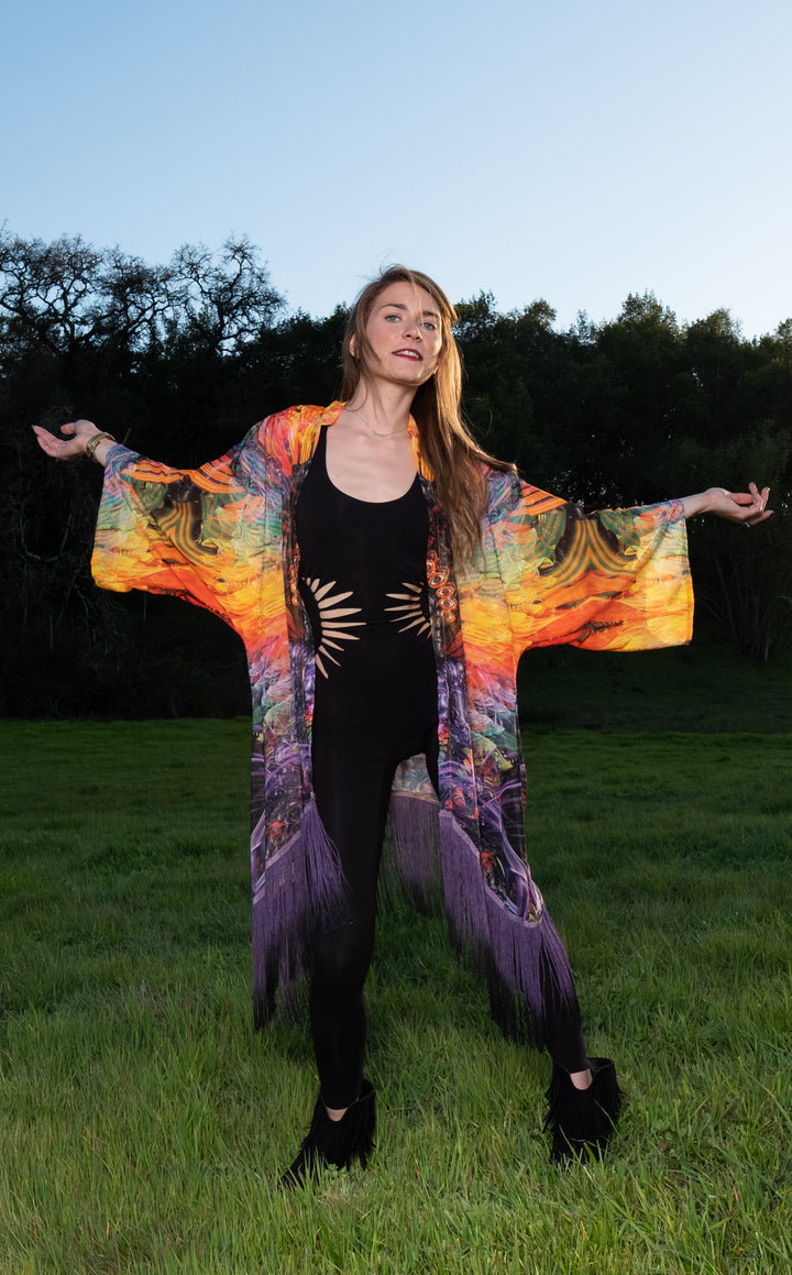 Johnathan Singer Kimono - "Isis/Ina May x Banjo Art"