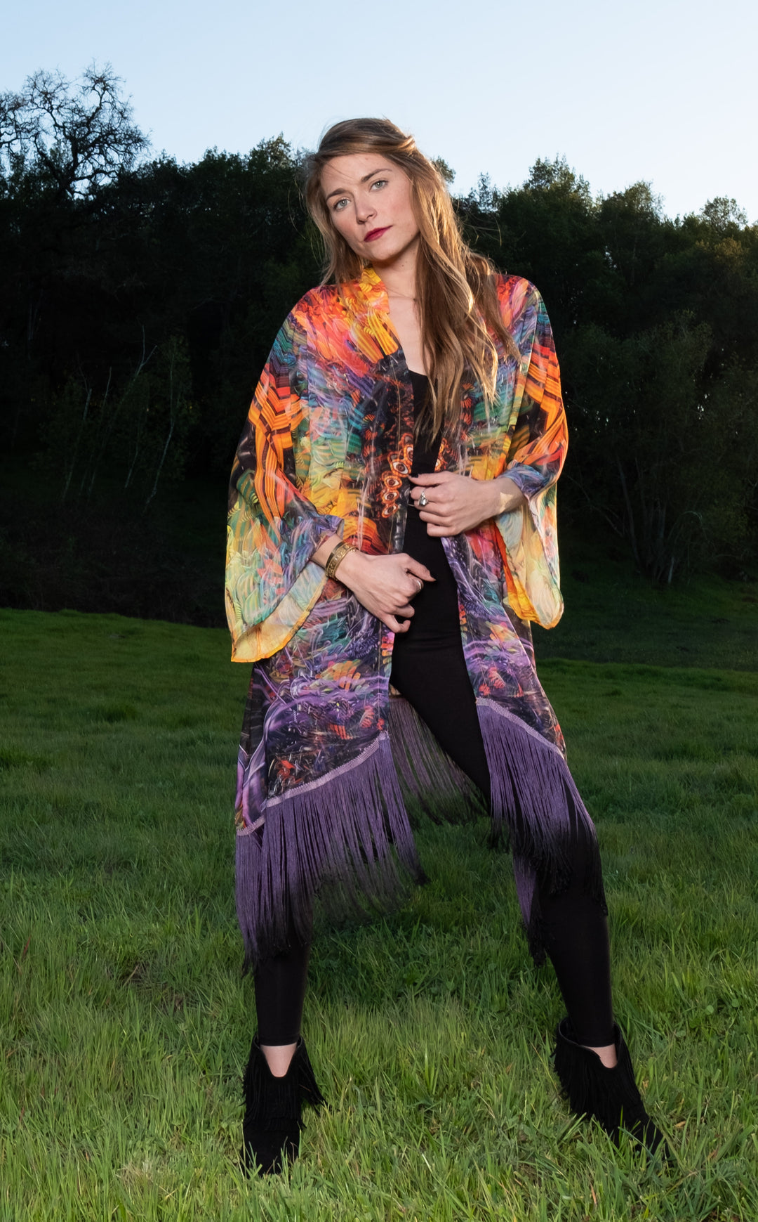 Johnathan Singer Kimono - "Isis/Ina May x Banjo Art"