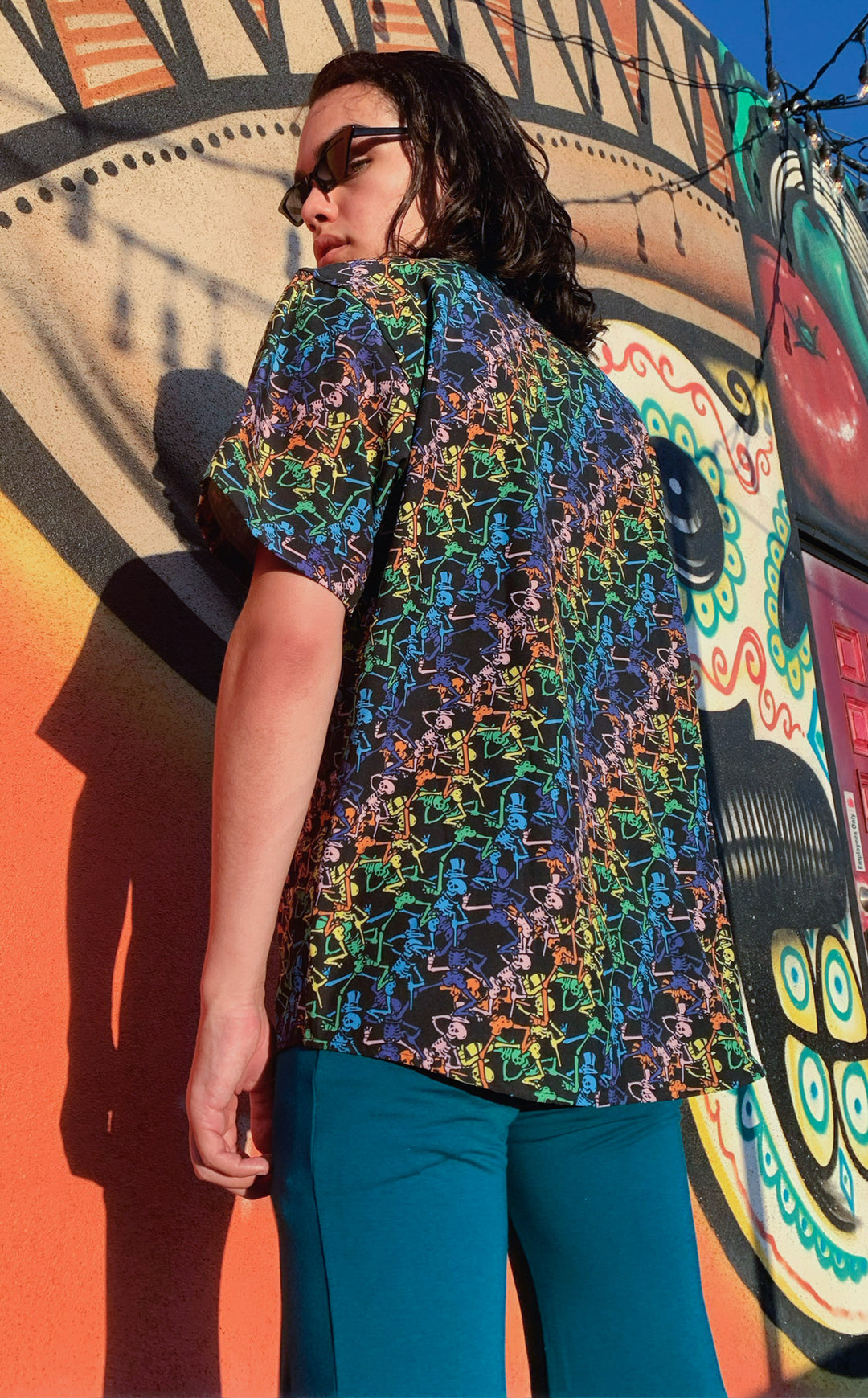 Dancing Skeletons Grateful Dead Dress Shirt