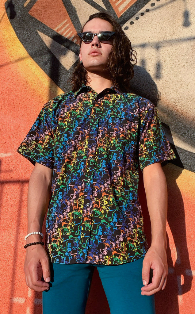 The best selling] Grateful Dead Bear Tiedye All Over Print Hawaiian Shirt  And Beach Short