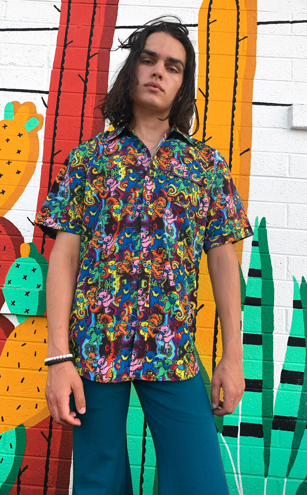 Dancing Bears Grateful Dead Dress Shirt