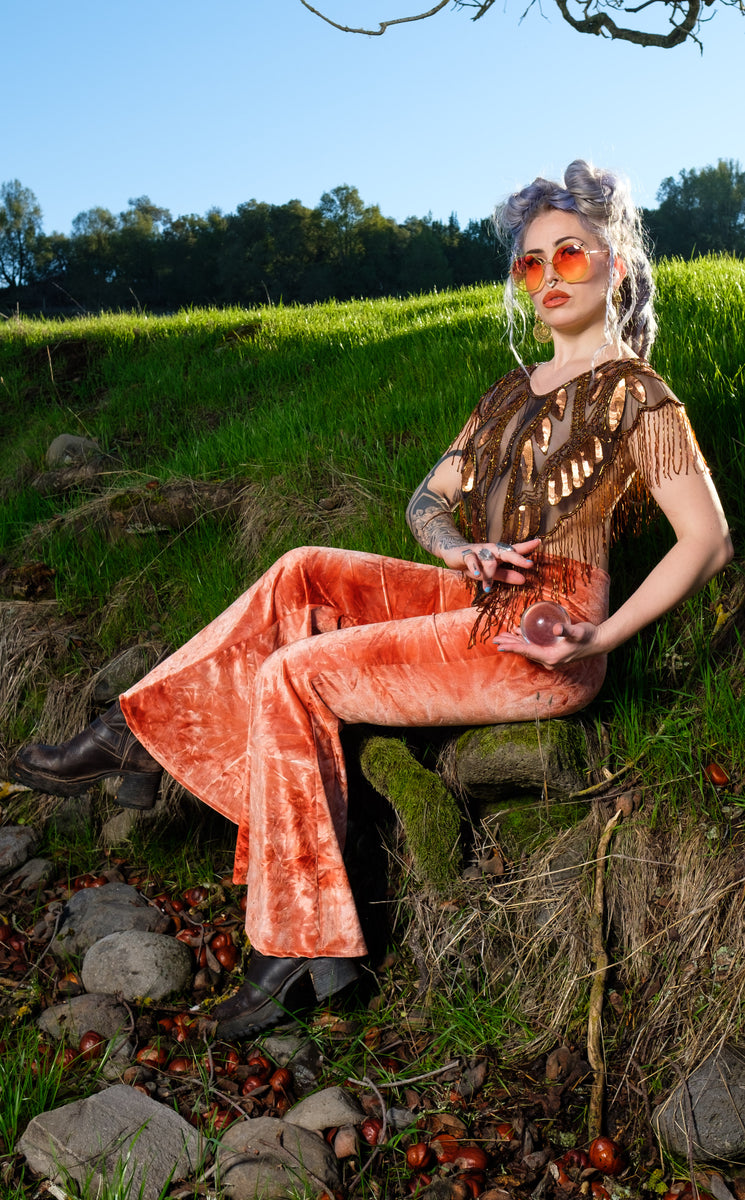 Tangerine Crush Velvet Super Bells – Warrior Within Designs