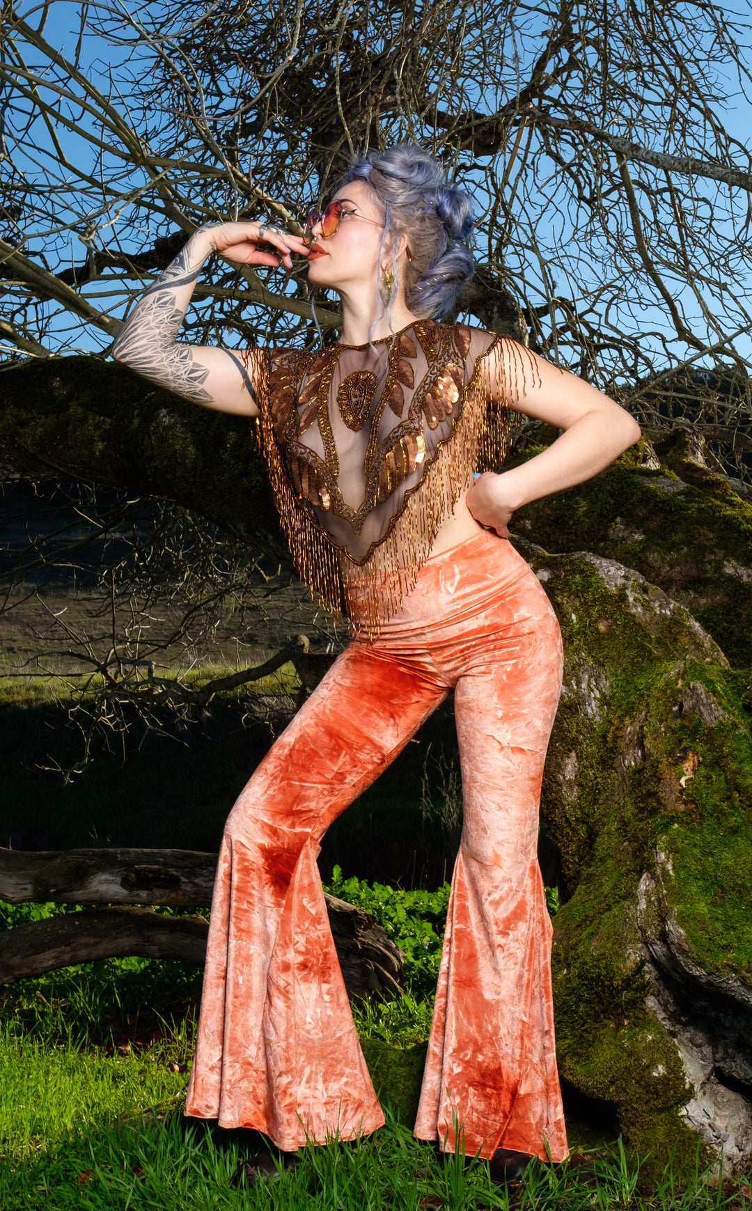 Tangerine Crush Velvet Super Bells