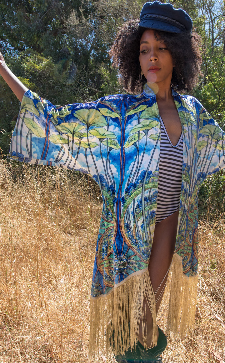Worlds of Growth VELVET Kimono x Sweet Melis -