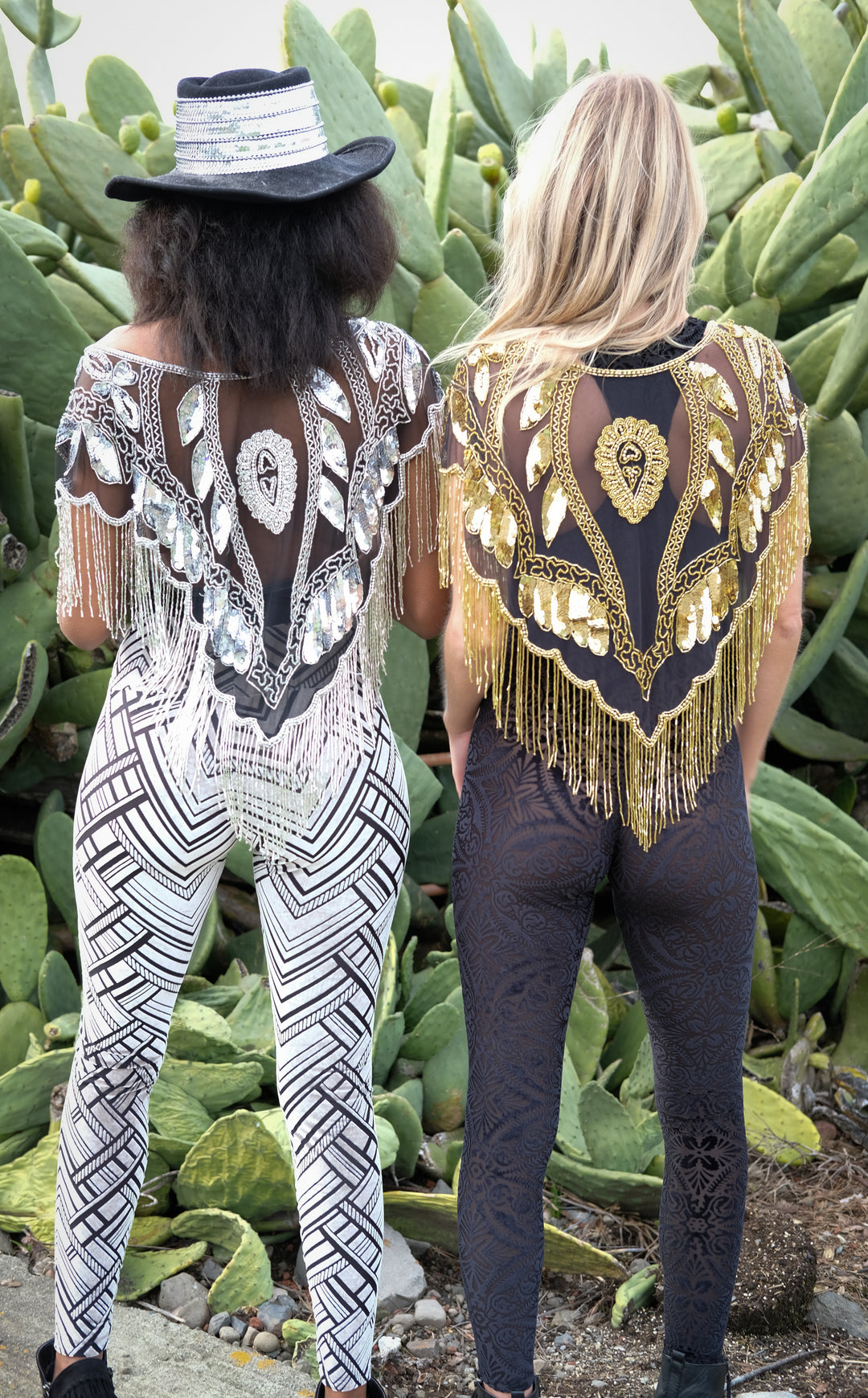 Silver & Gold Star Sparkle Capelet